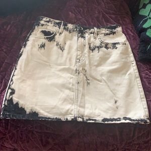Zara white denim skirt, size small